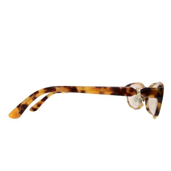 CARTIER Logos Trinity Glasses Eye Wear Plastic Gold Brown France 02YG890 - Picture 4 of 12